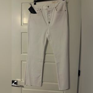 Size 31 Rag & Bone White Casey jeans